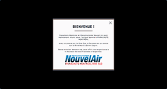 Desktop Screenshot of nouvelair.ca