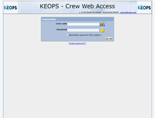 Tablet Screenshot of crew.nouvelair.com
